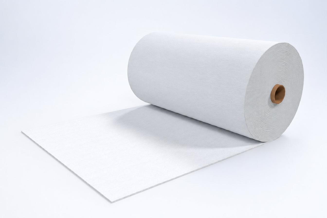 Aerogel insulation roll and sheet